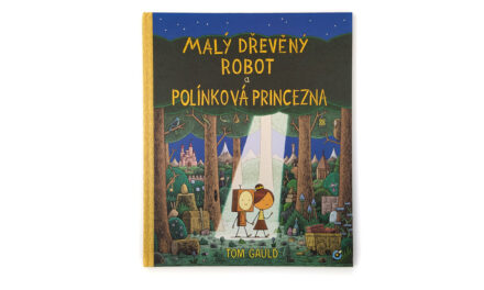 Malý dřevěný robot a polínková princezna